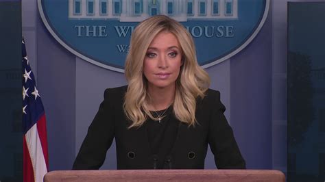 Trump New Press Secretary Kayleigh McEnany Holds First Briefing Wthr