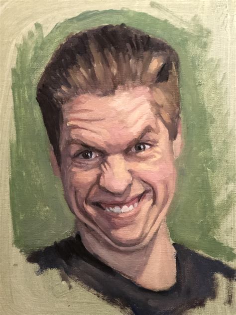 Self Portrait In Oils Any Ideas For A Title Rfunny