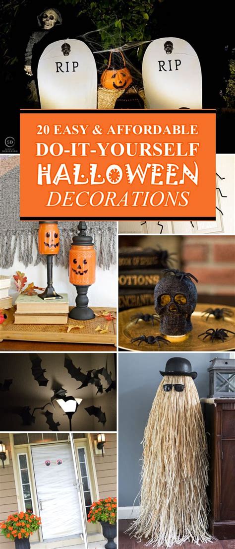 20 Super Easy And Affordable Diy Halloween Decorations → Diy Halloween