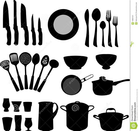 Comprar utensilios de cocina ✰ menaje de cocina ✰ y accesorios de cocina original con envio gratuita* 24/48 horas. Kitchen elements - vector stock vector. Image of plate ...