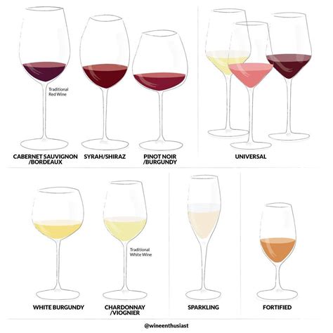 Types Of Wine Glasses Intersay