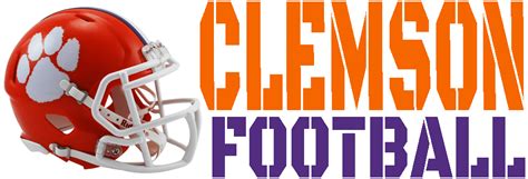 Clemson Football Logo | Clemson football, Clemson tigers football, Football