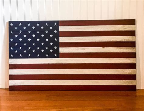 Famous Reclaimed Wood American Flag Wall Art References