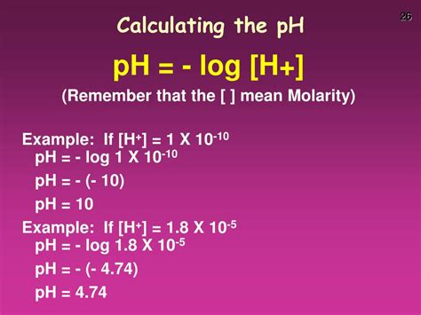 The formula for poh is similar to that of ph, but uses the concentration of hydroxide ions instead of hydrogen ions. PPT - The Chemistry of Acids and Bases PowerPoint ...