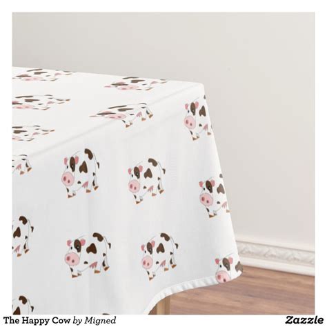 The Happy Cow Tablecloth Happy Cow Table Cloth Cow