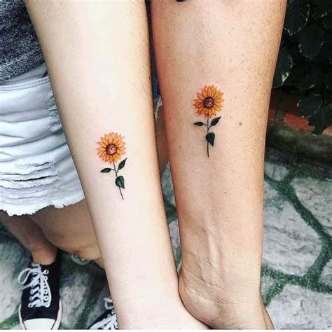 I Wanna Do This With My Sister Sunflower Tattoos Matching Tattoos