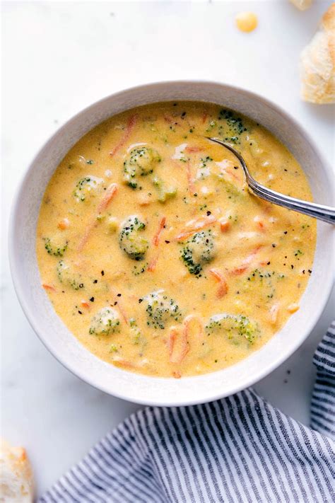 Well, as easy as making soup and then using a blender. Broccoli Cheddar Soup {ONE Pot!} | Chelsea's Messy Apron