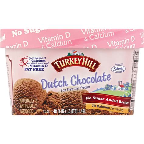 Turkey Hill Ice Cream Fat Free No Sugar Added Recipe Dutch Chocolate
