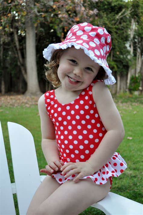 Flap Happy Cherry Punch Swimsuit And Ruffle Hat Fashion Little