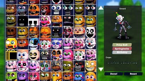 Party Selection Of Fangame Fnaf World Update 3 By Beny2000 On Deviantart