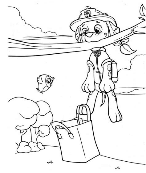 Marshall Paw Patrol 2 Coloring Page Free Printable Coloring Pages For