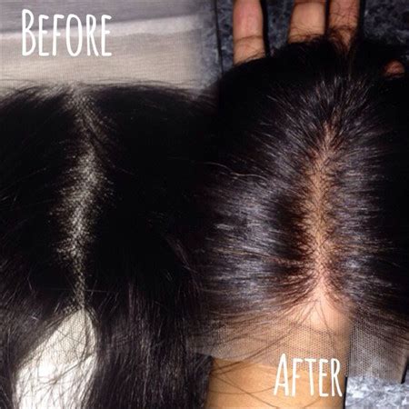 When i asked if it would compromise the integrity of my hair, she reached out, grabbed a couple of strands, examined them, and replied, your hair can handle it. How To Bleach Knots On A Closure/Frontal?-Blog - | UNice.com