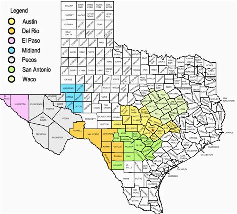 Western District Of Texas Map Draw A Topographic Map