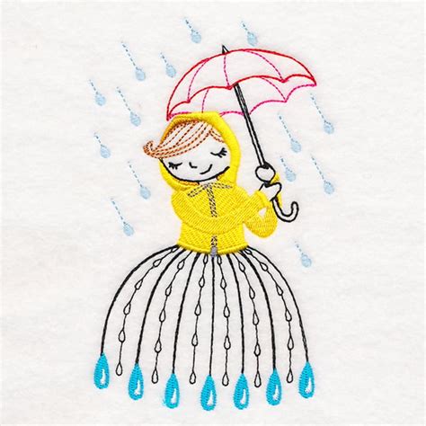 April Friend With Spring Showers