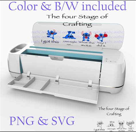 4 Stages Of Crafting Stitch Cricut Svg Png Inspire Uplift