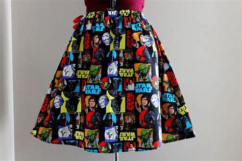 Star Wars Skirt Womens Skirts Novelty Skirt Geekery By Tintiara 4700