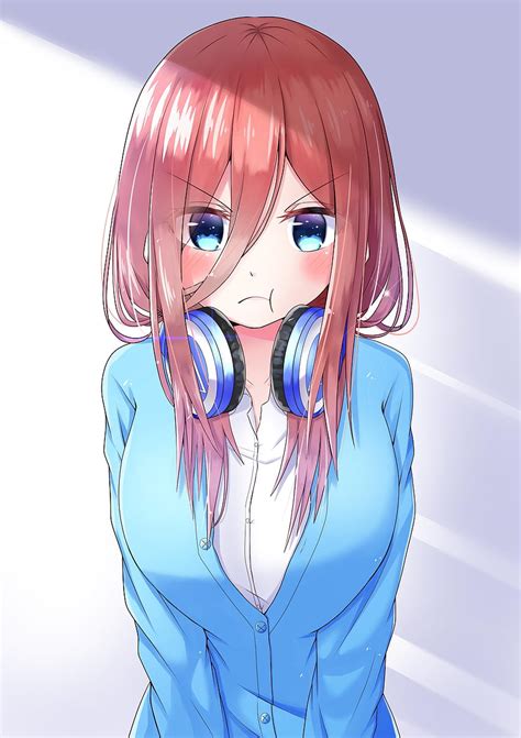 Nakano Miku Go Toubun No Hanayome Anime Board Nakano Ichika Hd тапет