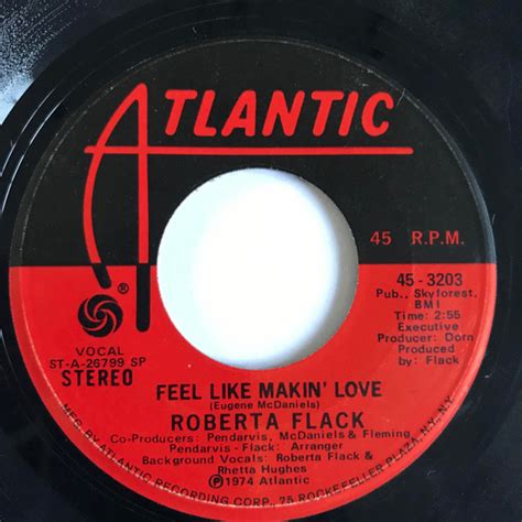 Roberta Flack Feel Like Makin Love 1974 Src Pressing Vinyl Discogs
