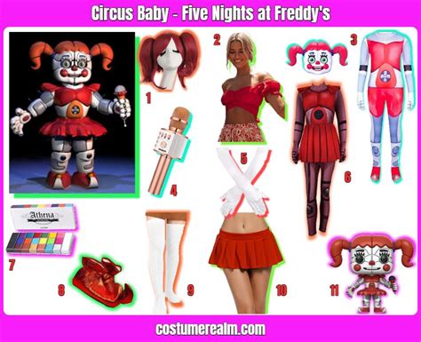 Dress Like Circus Baby From Five Nights At Freddys Circus Baby