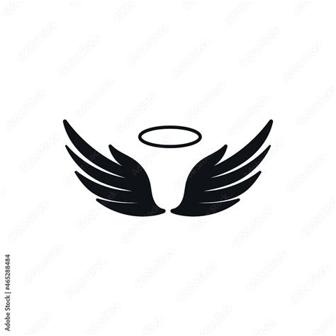 Angel Wings Vector Set Wings Illustration Sign Collection Angel