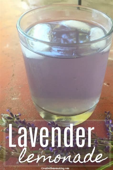 Inviting Glass Of Lavender Lemonade Made From Fresh Lavender Flowers