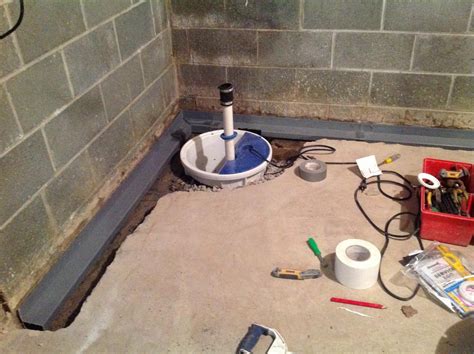 Sump Pumps Sump Pump Installation In Blairstown New Jersey During