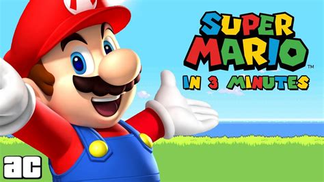 Mario In 3 Minutes Video Game Animation Youtube