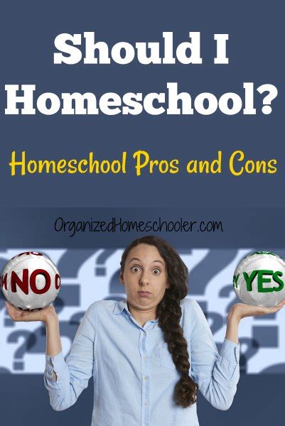 Homeschooling Pros And Cons ~ The Organized Homeschooler