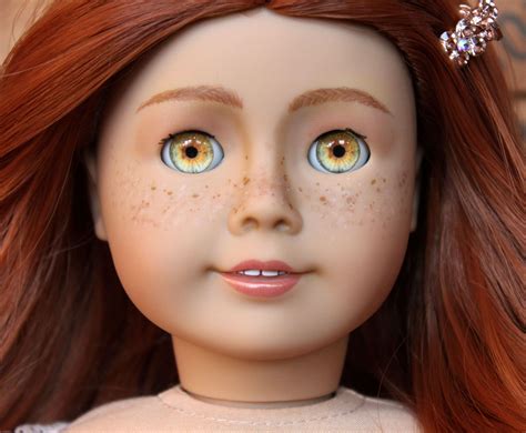 Custom Ooak American Girl Doll Rose Angel Freckles Hazel Eyes Red Hair Wings Outfit By Jackdolls