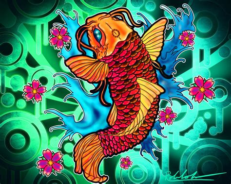 Cool Koi Fish Wallpaper