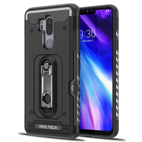 Dual Layer Hybrid Armor Case With Metal Kickstand And Card Slot Holder