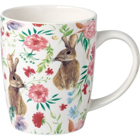 Easter Mug Floral Bunnies Each Woolworths