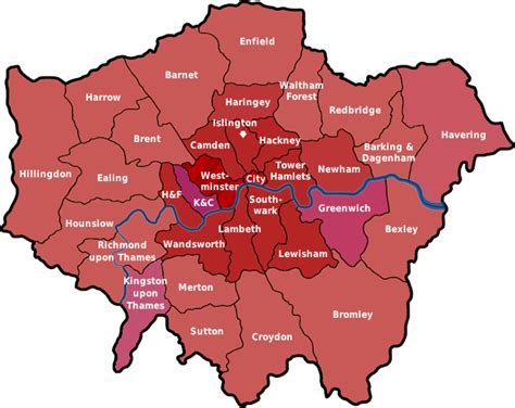Photo Of The Day Music Map Of London According To Their Popularity