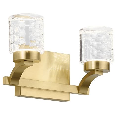 Well you're in luck, because here they come. Rene 3000K LED 2 Light Vanity Light Champagne Gold | Kichler Lighting