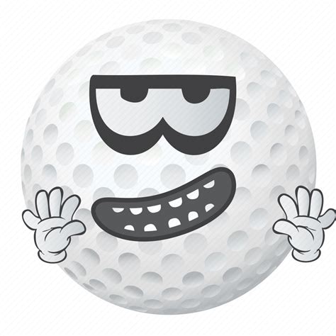 Ball Cartoon Emoji Face Golf Smiley Icon Download On Iconfinder