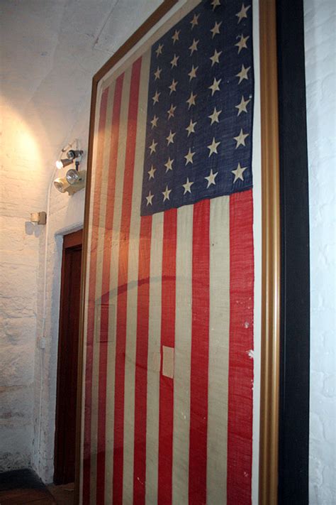 Fort Monroe This Is The Actual American Flag That Hung In This