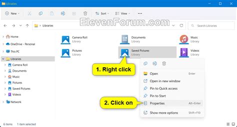 Add Or Remove Libraries In File Explorer Navigation Pane In Windows 11