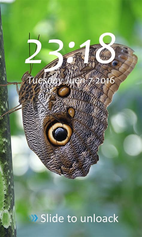 Butterfly Lock Screen Para Android Apk Baixar
