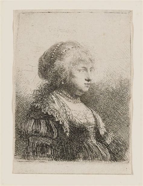 Saskia With Pearls In Her Hair Rembrandt Harmensz Van Rijn Mia