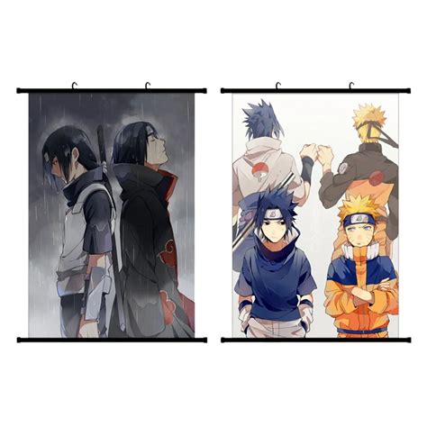 Japanese Anime Naruto Itachi Uchiha Wall Poster Canvas Scroll Painting