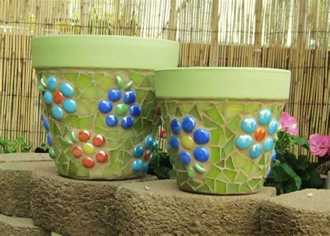 Mosaic Pots Mosaic Flower Pots Mosaic Projects Mosaic Crafts