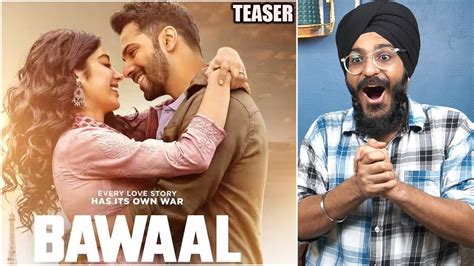 Bawaal Teaser Reaction Varun Dhawan Janhvi Kapoor Youtube