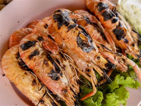 Shrimp Grilled Thai Foods Free Stock Photo Public Domain Pictures