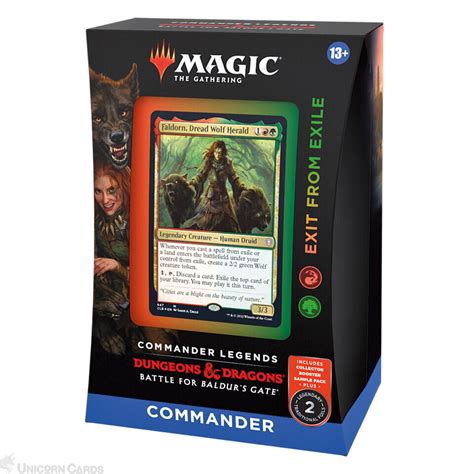 Mtg Magic The Gathering Commander Legends Battle For Baldurs Gate Commander Deck Exit