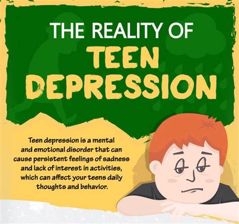The Reality Of Teen Depression Infographic Infographic Plaza