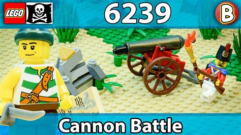 Lego Pirates 6239 Cannon Battle Stop Motion Review Youtube