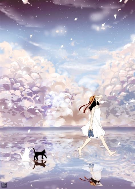 Walking On Water Anime Illustrations Pinterest