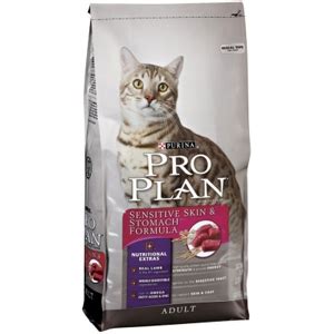 Purina pro plan sensitive skin & stomach duck entree grain free classic wet cat food. Pro Plan Sensitive Stomach Cat Food, 7 lb - 5 Pack ...
