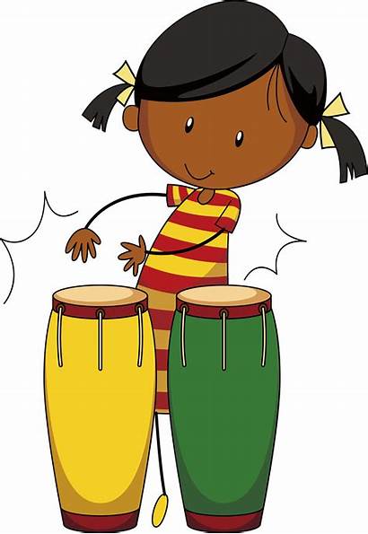 Drums Clipart Beat Drum Drummer African Cartoon