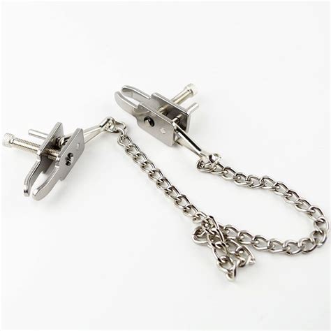 Steel Nose Shackle Clamp Nipple Clamp Chain Clitoris Clip Erotic Toys Sex Toys For Women Martin